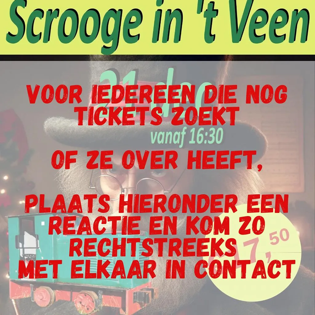 tickets zoeken scrooge